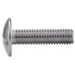 Vis à métaux tête ronde large poêlier fendue inox A2 NFE 25129 4X8 boîte de 200 ACTON 622124X8 photo du produit Secondaire 2 S