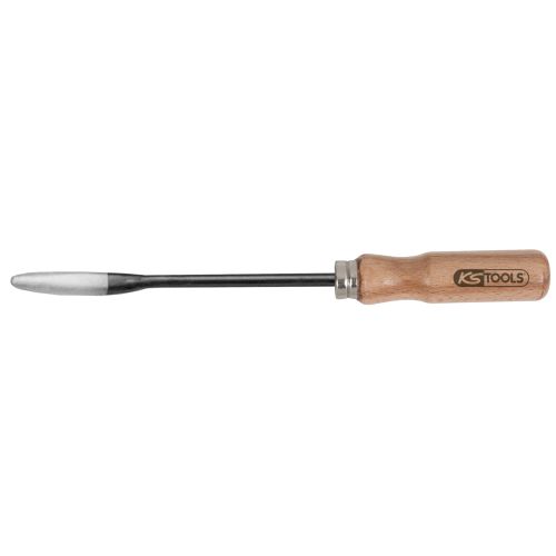 Grattoir ''feuille de sauge'' manche bois lame L 200 mm KS TOOLS 150.3241 photo du produit