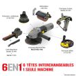 Ponceuse circulaire 900 W Multi-Rex900 FARTOOLS 115055 photo du produit Secondaire 1 S