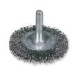 Brosse de roue ronde fils ondulés 100mm - OSBORN - 7003600521 pas cher