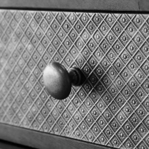 Bouton anglais de diamètre 35mm zamak finition laitonné vieilli - CADAP - 8134/2S pas cher Secondaire 1 L