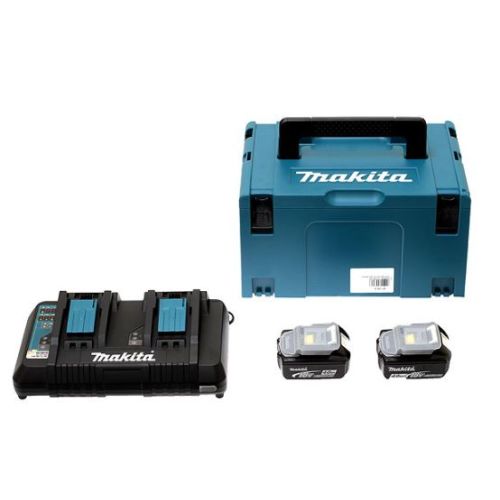 Scie plongeante 36V + 2 batteries 5 Ah + chargeur en coffret MAKPAC MAKITA DSP600PT2J photo du produit Secondaire 2 L