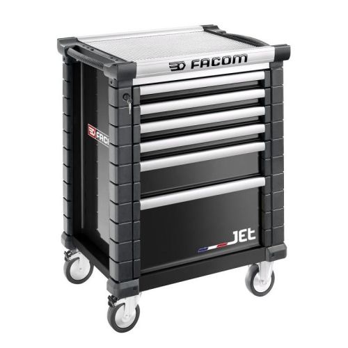 Servante JETM4 6 tiroirs noire - FACOM - JET.6NM4APF pas cher