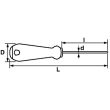 Tournevis bi matière resistorx N°10 l 80mm - SAM OUTILLAGE - TA-10R80 pas cher Secondaire 1 S