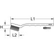 Brosse en laiton pour bougie 170 mm KS TOOLS 201.2316 photo du produit Secondaire 1 S