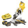 Scie à onglet radiale 54V XR Flexvolt + 2 batteries 6 Ah + chargeur DEWALT DCS777T2-QW photo du produit