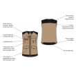 Gilet de travail TROWEL sans manches 9ATTUP beige/noir T0 LAFONT LA-9ATTUP-204-0 photo du produit Secondaire 1 S