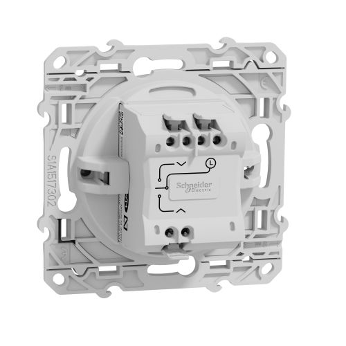 Interrupteur ODACE en aluminium à 3 boutons montée/descente/stop pour volet - SCHNEIDER ELECTRIC - S530208 pas cher Secondaire 4 L