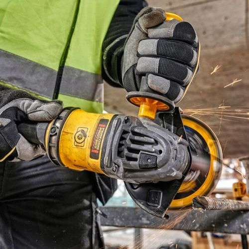 Meuleuse 2.0 XR Flexvolt 54 V 125 mm + 2 batteries 3 Ah + chargeur + coffret T-STAK DEWALT DCG418X2-QW photo du produit Secondaire 4 L