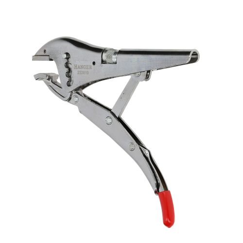 Pince étau bec court 220mm - HANGER - 233010 pas cher Secondaire 3 L