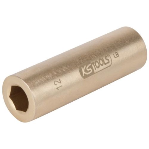 Douille BRONZEPLUS Ks tools longue 6 pans 1/2'' en alliage aluminium-bronze 10 mm KS TOOLS 963.1232 photo du produit