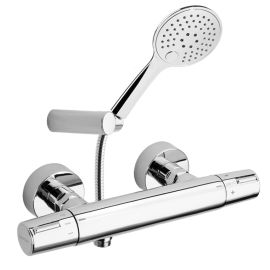 Mitigeur thermostatique de douche TZAR Ramon Soler 343402TR chromé avec ensemble - 34D306716 pas cher Principale M