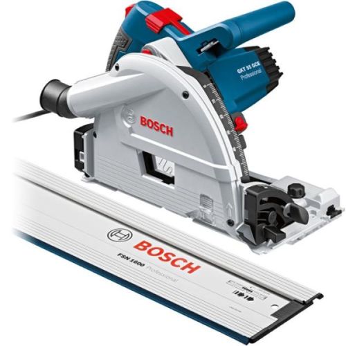 Scie plongeante 1400W GKT 55 GCE Professional + rail de guidage FSN 1600 + coffret L-BOXX BOSCH 0601675002 photo du produit Secondaire 4 L