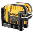 Niveau laser croix rouge + 5 points 10,8 V XR + batterie 2 Ah + chargeur DEWALT DCE0825D1R-QW photo du produit Secondaire 1 S