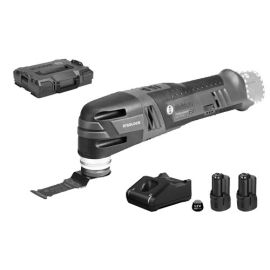 Découpeur-ponceur 12V Bosch GOP 12V-28 Professional + 2 batteries 3 Ah + chargeur + L-Boxx - 060185800Y pas cher Principale M