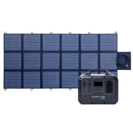 Pack station energie portative 1500 + panneau solaire pliant 400 W Orium - 39221 pas cher Principale M