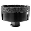 Foret diamanté à sec CeraDrill DRY pour carrelages 35mm - DRONCO - 4000612 pas cher