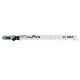 Lames de scie sauteuse Bosch T 101 D Clean for Wood - 2608630032 photo du produit Principale M