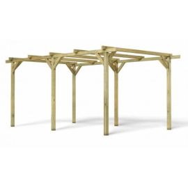 Carport en bois HENRI Forest Style pour 1 voiture 13,4 m² - 2303 pas cher Principale M