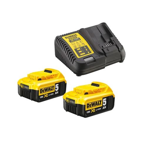 Rabot 18 V XR + 2 batteries 5 Ah + chargeur multivoltage + coffret T-STAK DEWALT DCP580P2-QW photo du produit Secondaire 3 L