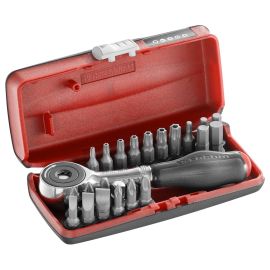 Coffret porte-embout cliquet 1/4'' + 22 embouts - FACOM - R.PE360J22PB pas cher Principale M