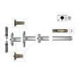 Fermeture anti-panique PUSH EVAK 1 point argent HERACLES F-8824F-ARG photo du produit