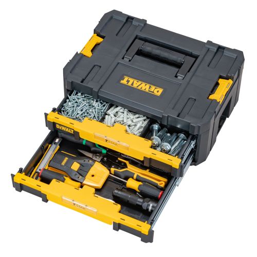 Coffret T-STAK IV 2 tiroirs avec diviseurs DEWALT DWST1-70706 photo du produit