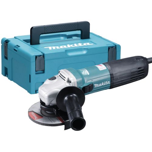 Meuleuse d'angle 1400 W 125 mm + kit d'accessoires en coffret MAKPAC MAKITA GA5040CJD photo du produit