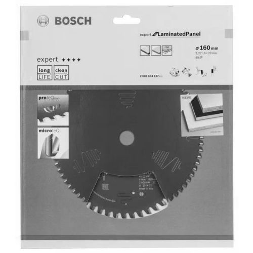 Lames de scie circulaire portative for Laminated Panel 48 dents - BOSCH EXPERT - 2608644127 pas cher Secondaire 3 L