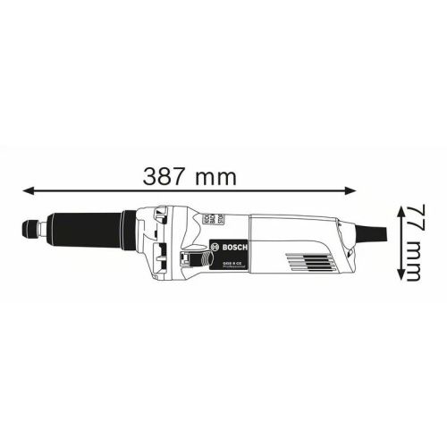 Meuleuse droite 750 W GGS 8 CE Professional BOSCH 0601222100 photo du produit Secondaire 1 L