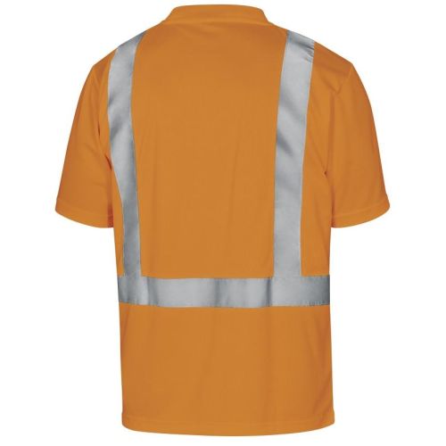 Tee-shirt manches courtes haute visibilité orange/gris TL - DELTA PLUS - COMETORGT pas cher Secondaire 1 L