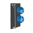 Lot de 2 ouvre portes pour pied en inox MERMIER 500016 photo du produit Secondaire 2 S