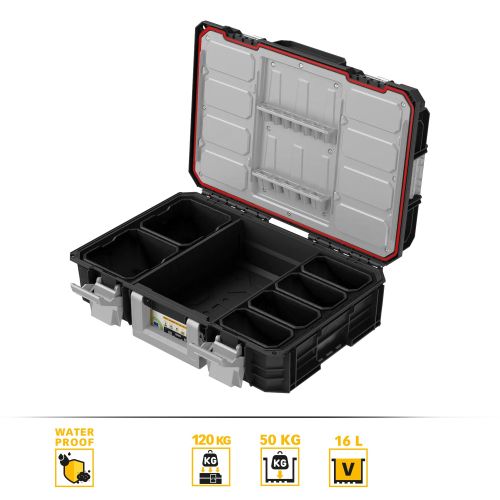 Caisse à outils StorageHub-1650 16l polypropylène PEUGEOT OUTILLAGE 250711 photo du produit Secondaire 1 L