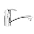 Mitigeur &eacute;vier monocommande monotrou chrom&eacute; EUROSMART Grohe &ndash; 32221001 pas cher