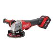 Meuleuse d'angle 18V M18 ONEFSAG125XPDB-502X 125mm + 2 batteries 5Ah + chargeur rapide + HD BOX - MILWAUKEE TOOL - 4933478435 pas cher