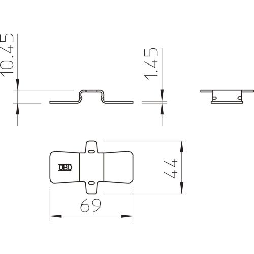 Raccord rapide gris OBOFIL acier - OBO BETTERMANN - 6016545 pas cher Secondaire 1 L