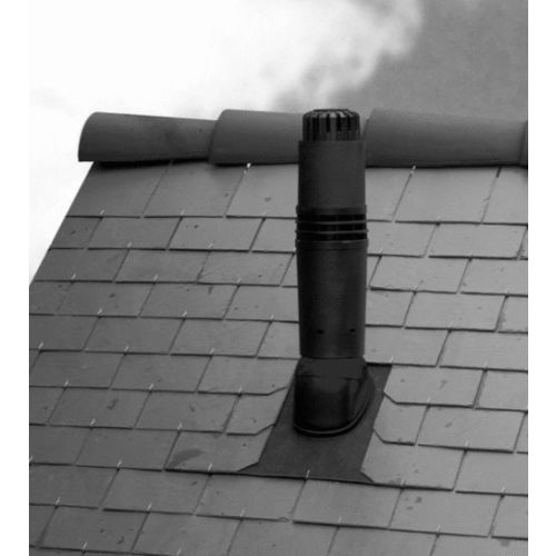 Terminal vertical ROLUX condensation 80/125mm noir - UBBINK - 184401 pas cher Secondaire 1 L