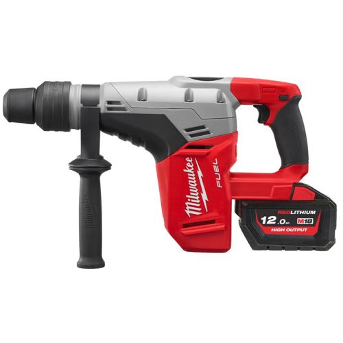Perfo-burineur SDS-Max 18 V M18 CHM-121C + batterie 12 Ah + chargeur + coffret MILWAUKEE 4933471284 photo du produit
