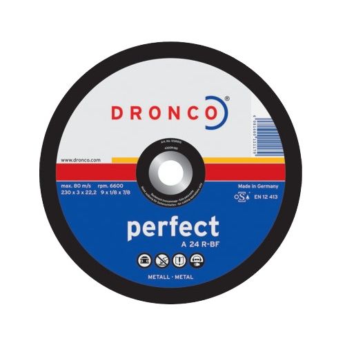 Disque à tronçonner acier A 24 R 125 x 3 mm DRONCO 1122015 photo du produit Principale L