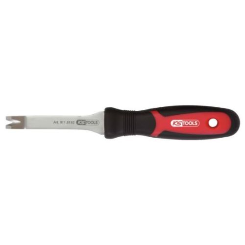 Dégrafeur de clips tête en forme de V - largeur 5 mm profondeur 8 mm KS TOOLS 911.8192 photo du produit