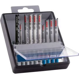 Coffret de 10 lames de scie sauteuse Bosch Pro bois et métal - 2607011943 photo du produit Principale M