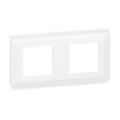 Plaque de finition Blanc MOSAIC 2x2 modules horizontale - LEGRAND - 078804L pas cher