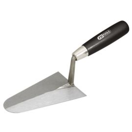 Truelle italienne Ks Tools ronde lame en acier et manche en bois 240 mm - 144.0115 photo du produit Principale M