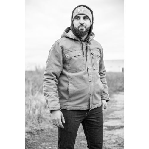 Blouson WASHED DUCK BARLETT TL marron - CARHARTT - S1103826BRNL pas cher Secondaire 1 L