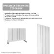 OCCASION radiateur chauffage central vertical plat FASSANE PREM'S 1240W blanc - ACOVA - SHX-200-059 pas cher Secondaire 1 S