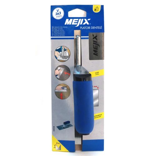 Platoir acier dentelé 280 x 115 mm V 3 x 3 MEJIX 180258 photo du produit Secondaire 2 L