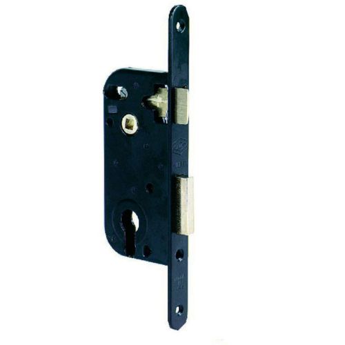 Serrure &agrave; larder MULTIBAT &agrave; profil europ&eacute;en axe 40mm finition noir &agrave; bout rond sans g&acirc;che - JPM - 218300-02-1J pas cher Secondaire 1 L