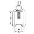 Arrache-rotules sur pivot clé 24 mm ouverture 55 mm KS TOOLS 450.0076 photo du produit Secondaire 1 S