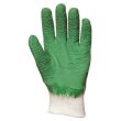 Gants de travail EUROTECHNIQUE enduit latex crêpe blanc/vert T8 COVERGUARD 3803 photo du produit Secondaire 2 S