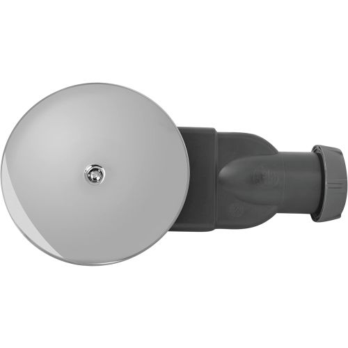 Bonde de douche slim pour receveurs extra-plats D 90 mm avec membrane et dôme en ABS gris WIRQUIN 30719686 photo du produit Secondaire 4 L